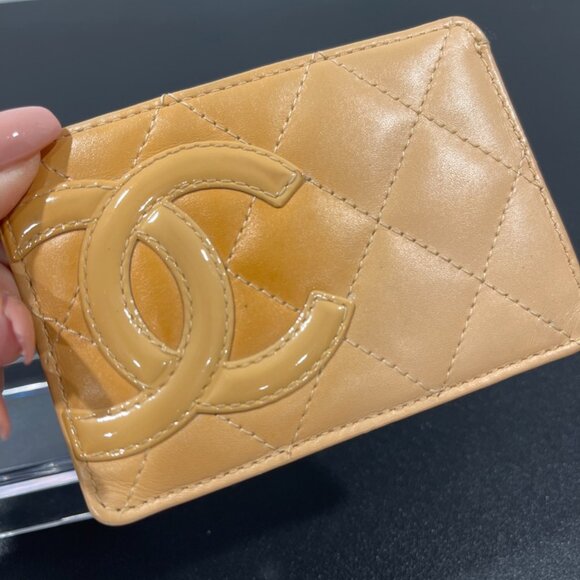 Chanel Beige Quilted Cambon Ligne Card Holder (55819) - Picture 2 of 7